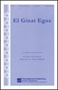 El Ginat Egoz SATB choral sheet music cover